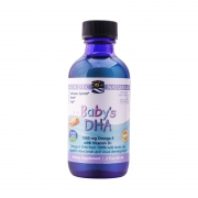 88VIP：NORDIC NATURALS baby‘s DHA婴幼儿童鳕鱼肝油加维生素D3滴剂 60ml *2件 134.62元含税包邮