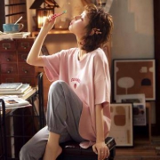 LangSha 浪莎 1574 女士纯棉两件套家居服