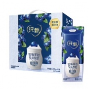 蒙牛 纯甄 常温风味酸牛奶 蓝莓果粒 200g×10 礼盒装*4件
