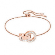 SWAROVSKI 施华洛世奇 HOLLOW 5368040 女士双环转运手链