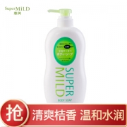 SUPER MILD 惠润 清爽柔顺沐浴露 淡雅柑桔香 650ml *4件