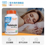 安神助眠、白菜价、无依赖：120片x2瓶 Doctor's Best 褪黑素咀嚼片
