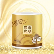 88VIP：清风 原木金装 卷纸 4层*140克*27卷