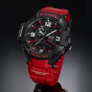 CASIO 卡西欧 G-SHOCK航空系列 防水罗盘温度运动双显手表