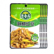 吉香居 榨菜 酱菜腌菜 泡椒豇豆 泡菜 精选脆嫩豇豆 80g×5袋 *14件