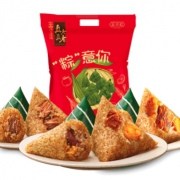 真真老老 嘉兴粽子 肉粽 3口味 共100g*6枚 19.9元包邮（需用券）