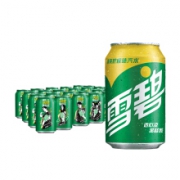 限江浙沪皖：雪碧 Sprite 柠檬味 碳酸料 330ml*24罐 整箱装