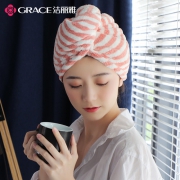 洁丽雅 条纹干发帽 25cm*65cm 5.9元包邮（需用券）