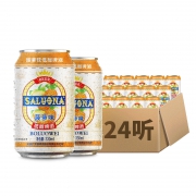 有券的上、88VIP：萨罗娜 菠萝啤 330ml*24听 *4件 102.6元包邮（多重优惠）