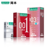 冈本 至尊三合一超润滑安全套 19片
