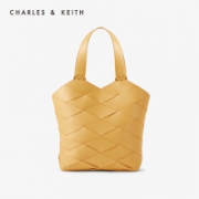 11日0点：CHARLES&KEITH2020 CK2-30270448 女士编织包面手提托特包