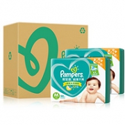 192片x2件，Pampers 帮宝适 超薄干爽系列 婴儿纸尿裤 M号