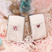 美国原机进口 Zippo 19新款 爱情密语刻纹 16孔防风打火机
