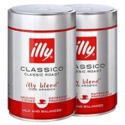 618预售： illy 意利中度烘培咖啡粉 250g*2罐