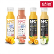 农夫山泉 100%NFC 鲜果冷压榨 纯果汁 300ml*6瓶