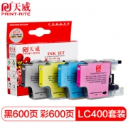 PrintRite 天威 LC400 墨盒 4色套装