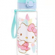 凯蒂猫 HELLO KITTY 儿童塑料 运动水杯 蓝色 400ml*3件