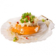 獐子岛 冷冻蒜蓉粉丝扇贝（MSC认证）200g 6只 虾夷扇贝 烧烤食材 海鲜 生鲜 *6件