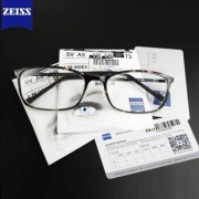 ZEISS 蔡司 1.60钻立方 防蓝光镜片*2片+赠镜框