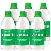杀菌率99.99%！蓝月亮 84消毒液 600gx6瓶