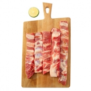 限地区、京东PLUS会员：BEAR'S PASTURE 熊氏牧场 荷兰猪肋排条 1kg *4件 145.64元包邮（双重优惠）