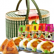 醉香楼 嘉兴粽子 8粽4味 共880g 15.8元
