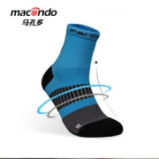 马孔多 macondo 专业进阶跑步袜运动袜 设计到位款
