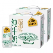 认养一头牛 全脂纯牛奶  200ml*12盒*2箱