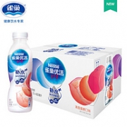 低糖电解质水：雀巢优活 青柠&水蜜桃 450mlx15瓶整箱