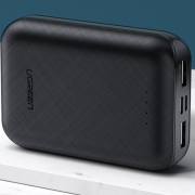 UGREEN 绿联 PB107 2.1A双输出移动电源 10000mAh 黑色 29.5元包邮（前30分钟）