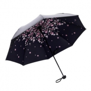 移动端：沃悠 樱花 晴雨两用伞 8骨3折 23.9元 包邮（2人拼，需用券）