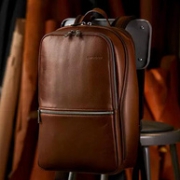 Samsonite 新秀丽 Classic 经典多功能真皮电脑双肩包