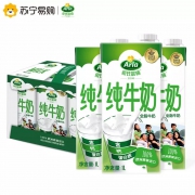 限地区：Arla爱氏晨曦 全脂纯牛奶1L*6盒 *3件 70.67元（双重优惠）