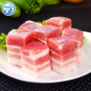 海味达 新鲜猪肉 五花肉块1000g*2
