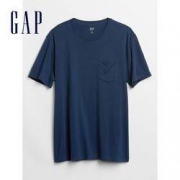 1日0点： Gap 盖璞 401956 男士基础款纯棉T恤