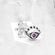 pandora 潘多拉  298554C01 我的明眸925银单只耳钉 74元