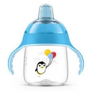 飞利浦 AVENT 新安怡 SCF753 卡通企鹅杯 蓝色 260ml