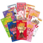 格力高（Glico） 百奇混合装 休闲零食涂层夹心饼干棒  10盒装