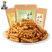 卧龙手工旗舰店麻花280gx3包 好吃到爆 券后￥7.9