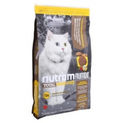 京东PLUS会员：nutram 纽顿 T24 去骨鳟鱼三文鱼全期猫粮 12磅/5.45KG 313元包邮（需用券）
