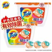 京东PLUS：Tide 汰渍 护色防串色洗衣凝珠 花果香  19颗X2盒*4件 （需凑单）