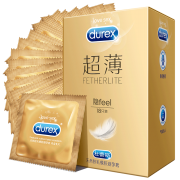 买套套 杜蕾斯官方旗舰店 焕金超薄避孕套19只 券后￥34.9
