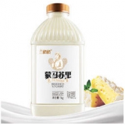 限山东： 兰格格 蒙马苏里风味 酸奶 1kg*8件+兰格格 蒙古熟酸奶 1kg*8件