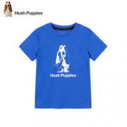 Hush Puppies 暇步士 儿童圆领短袖T恤