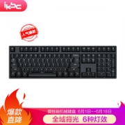 ikbc F-108 时光机 108键 机械键盘 (Cherry红轴、黑色)