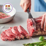 小牛凯西 澳洲进口 原切眼肉牛排套餐 100g*10片