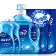 赠品给力：蓝月亮 亮白增艳 洗衣液10斤*3件+赠送 手洗洗衣液500g+500g茶清洗洁精+300g芦荟抑菌洗手液