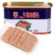 中粮出品 梅林午餐肉罐头198g 火锅搭档 *10件
