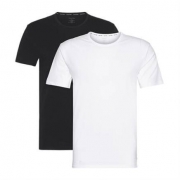 3日0点：Calvin Klein 卡尔文·克莱恩 NB1088A 男士短袖T恤 黑白2件装