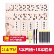 致旗 ZQ-T51 凹槽练字帖 正楷 12本装 赠送20支笔芯 9.5元包邮（需用券）